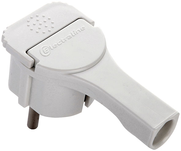 SPINA ELECTRALINE A SQUADRA SCHUKO EXTRAPIATTA 90°