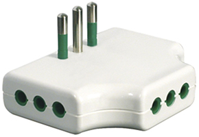 TRIPLA PIATTA FME 82250 SPINA 10A / 3 PRESE 10A   