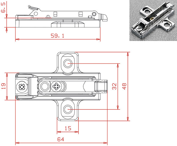 BASE SALICE INNESTO RAPIDO BAR3R39                
