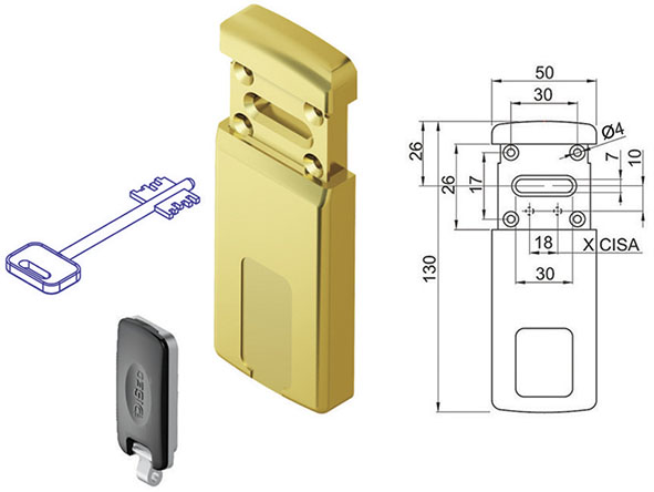 PROTEZIONE MAGNETICA DISEC MG220MINI              